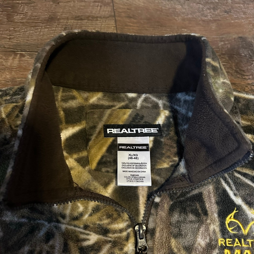 Men's Realtree Performance Jacket XL Brown Camo - Picture 5 of 12